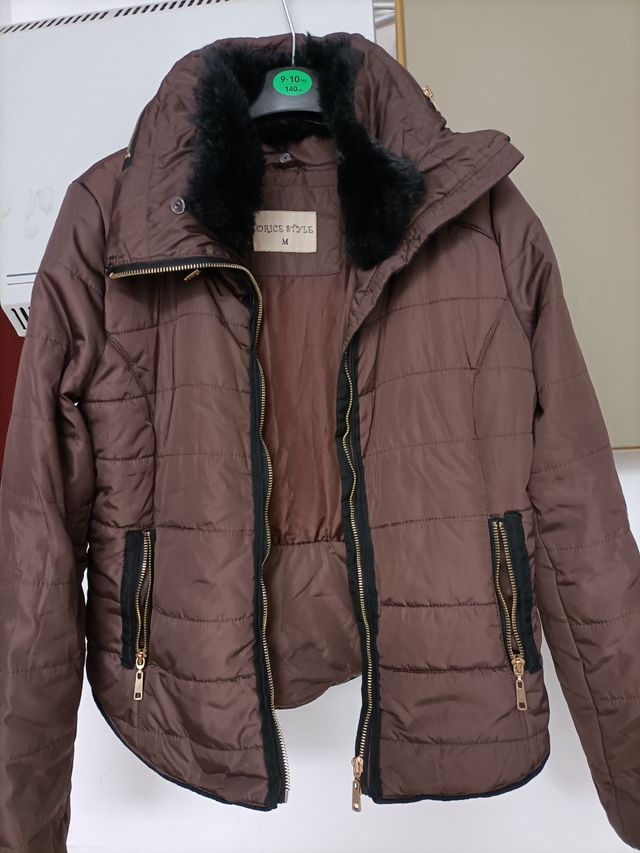 chaqueta, cazadora marron