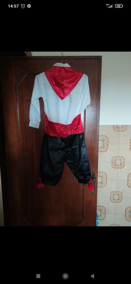 costume siciliano bambino 8-10 anni XXL