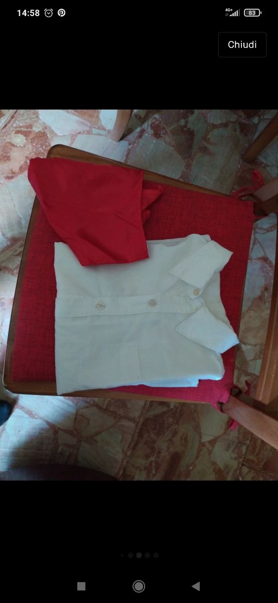 costume siciliano bambino 8-10 anni XXL