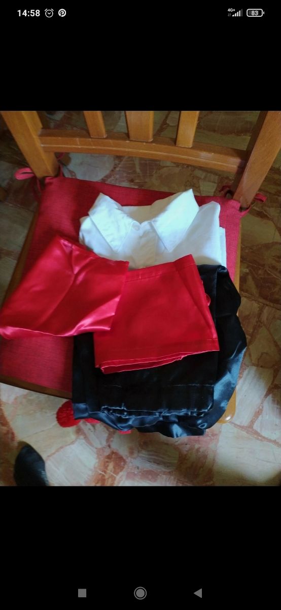 costume siciliano bambino 8-10 anni XXL