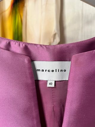 Conjunto de vestido y abrigo de fiesta