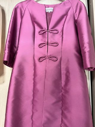 Conjunto de vestido y abrigo de fiesta