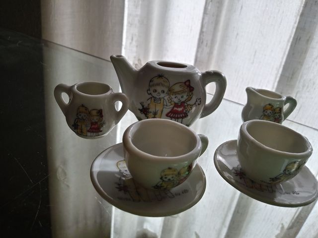 Juego de cafe en miniatura