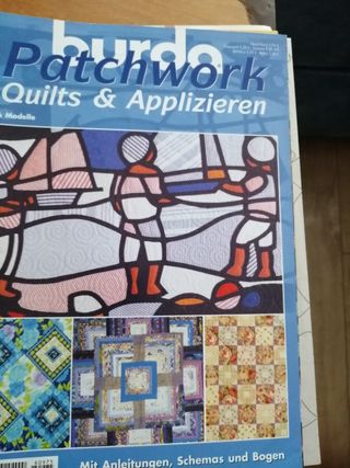 6 REVISTAS PATCHWORK VARIADO BURDA