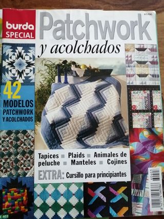 6 REVISTAS PATCHWORK VARIADO BURDA