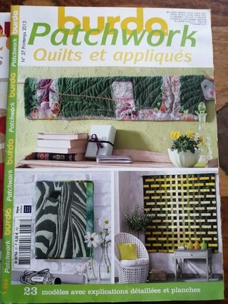 6 REVISTAS PATCHWORK VARIADO BURDA