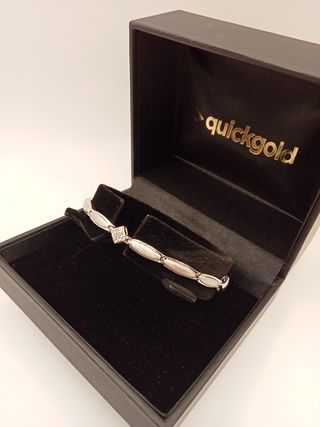 Pulsera Oro Blanco 18k