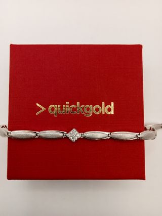 Pulsera Oro Blanco 18k