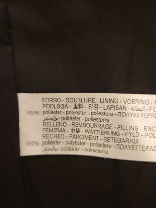 Chaqueta plumas Zara