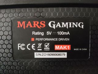 TECLADO MARS GAMING MAK 1