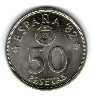 50 Pesetas Mundial