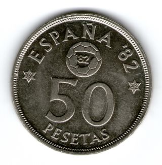 50 Pesetas Mundial