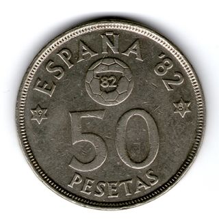 50 Pesetas Mundial
