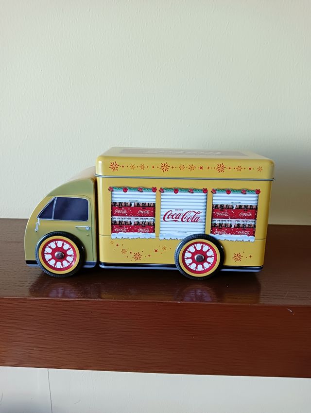 Camión hojalata Coca cola