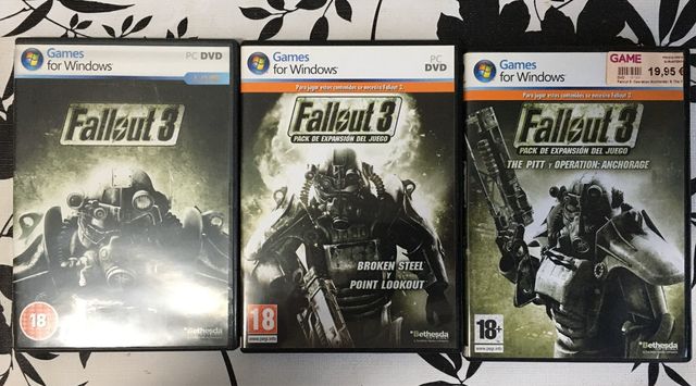 FALLOUT 3 juego + 2 expansiones