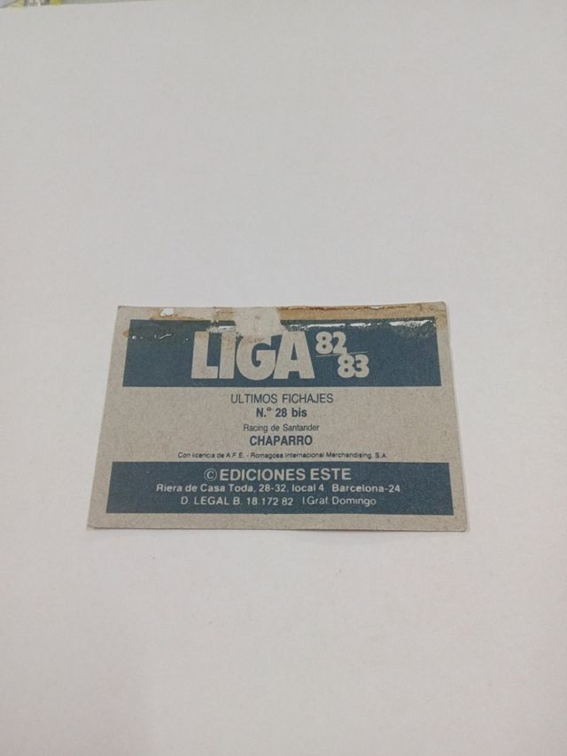 ediciones este 82/83 - 28bis chaparro