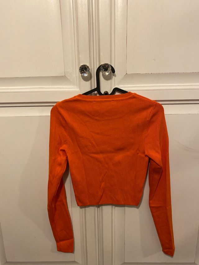 Top naranja Zara