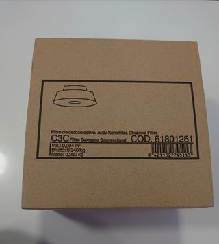 filtros de carbono campana teka