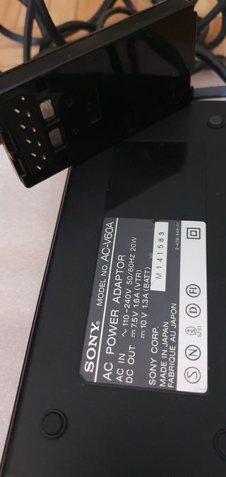 Cargador de Videocámara Sony