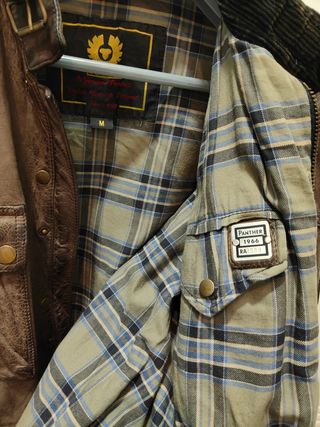 Chaqueta BELSTAFF M L Cazadora piel PANTHER xwz