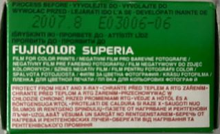 Carrete de 24 fotografías Fujifilm Superia