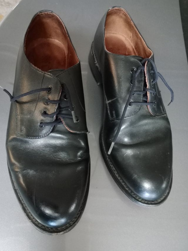 zapato caballero con zuela de material N.42