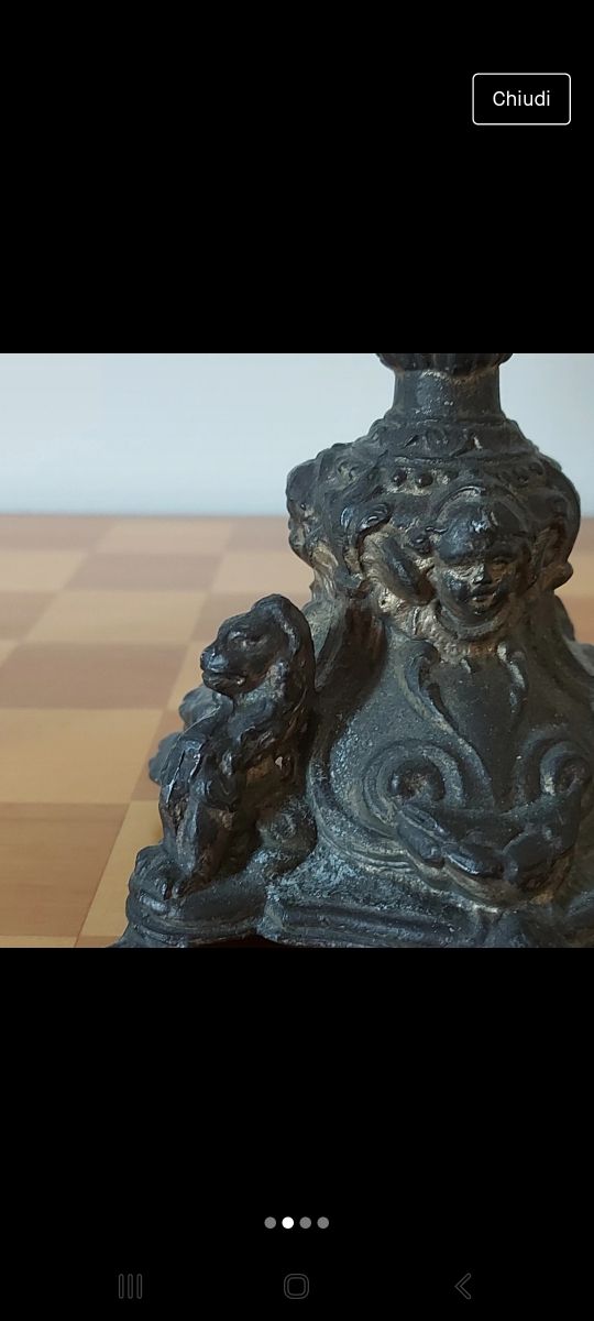 candelabri in bronzo