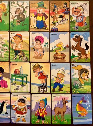 Baraja COMPLETA 'Parejas del Mundo' años 70'