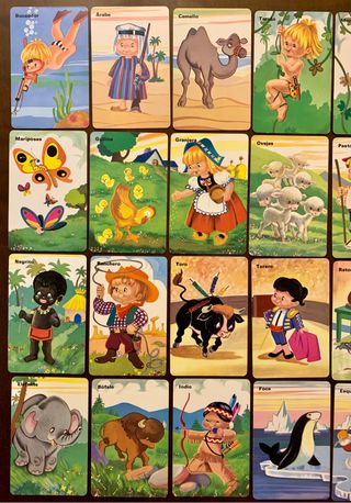 Baraja COMPLETA 'Parejas del Mundo' años 70'