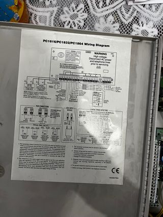 Central de alarma DSC PC1864 kit completo 