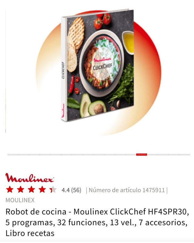 ROBOT COCINA Moulinex 👩‍🍳👨‍🍳 ClickChef NUEVA!!