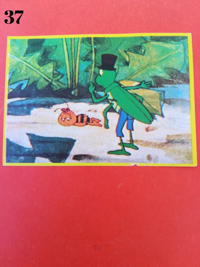 cromos abeja maya 1979 danone