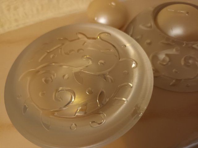 Portavelas decorativos de cristal