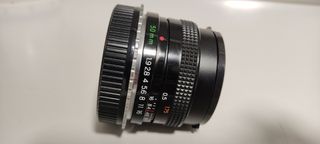 Objetivo Yashica ML 50mm. F1.9