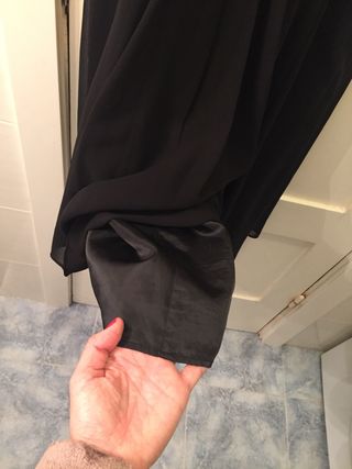 Vestido negro de Zara