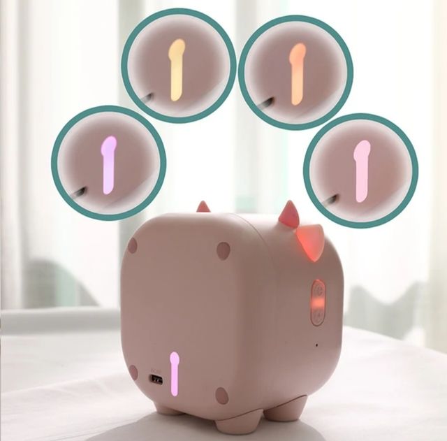 Reloj despertador digital con LED, Diseño VACA🐄🐮