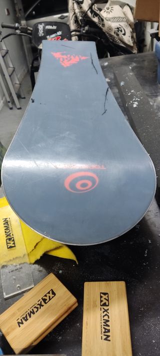 tabla snow y fijaciones