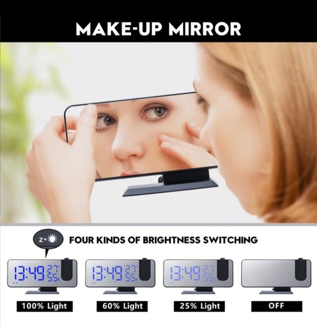 DESPERTADOR PROYECCIÓN RADIO