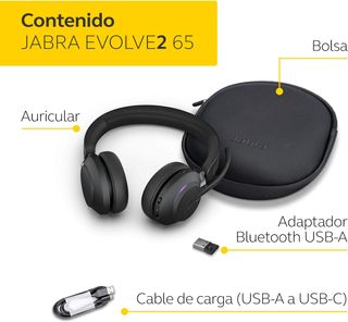 Cuffie stereo wireless Jabra Evolve2 65
