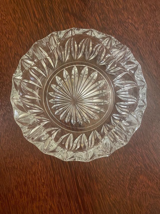 Cenicero de cristal/ vacía bolsillos