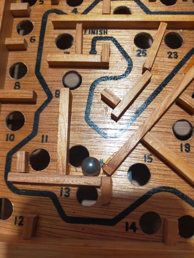 labirinto in legno anni 80