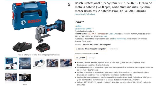 Bosch Professional 18V Nueva a estrenar