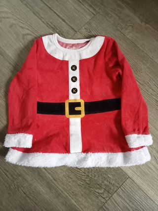 CASACA TERCIOPELO PAPÁ NOEL O VESTIDO MAMÁ NOEL