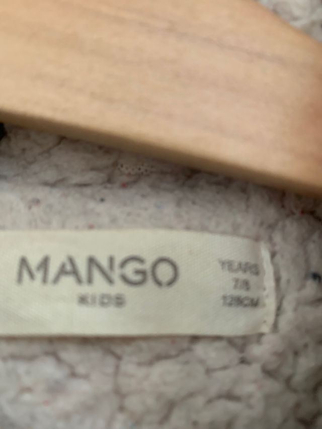 Abrigo parca MANGO niñ talla 7-8 años