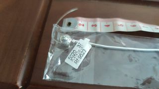 Pulsera semirrigida muy fina de plata S925 mls. 