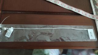 Pulsera semirrigida muy fina de plata S925 mls. 