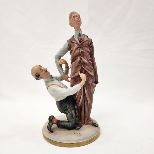 Gruppo ceramico - il sarto e il cliente - PUCCI