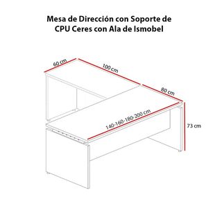 NUEVO Mesa Oficina Escritorio Profesional ISMOBEL