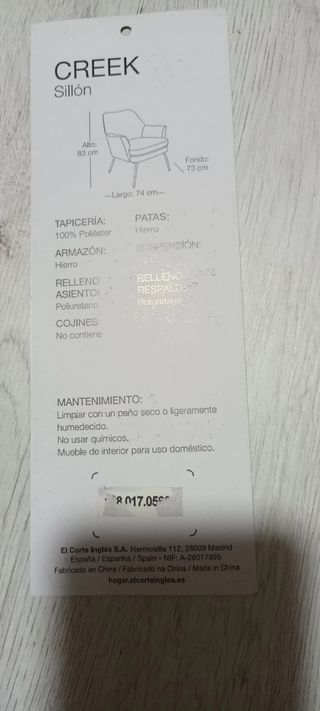 BUTACA DE TERCIOPELO GRIS COMO NUEVA