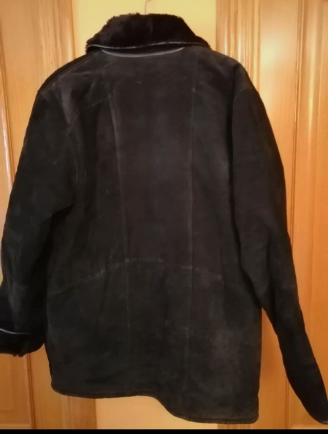 abrigo de ante con borreguito